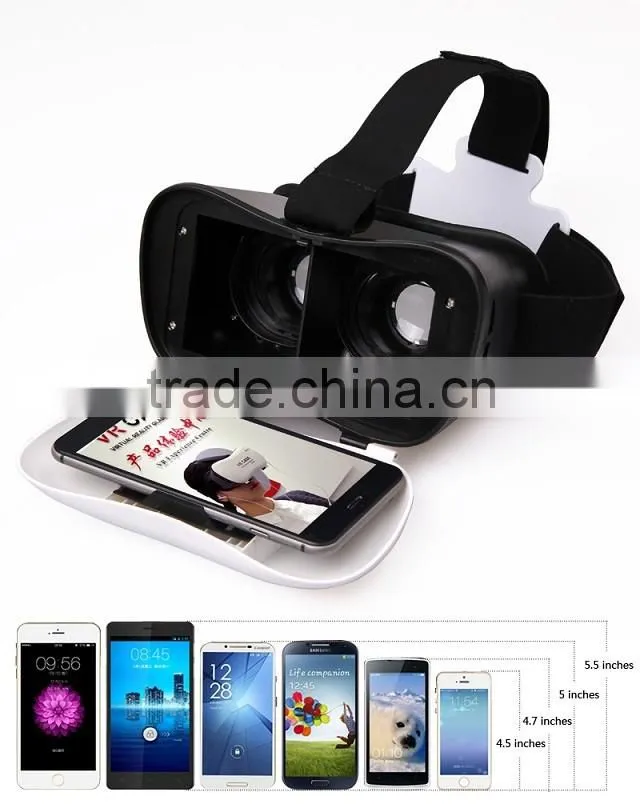 Vr Box 3.0 Virtual Reality Glasses For 3.5~6.0 Inch Mobile