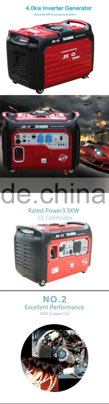 3.5KW 220V inverter generator