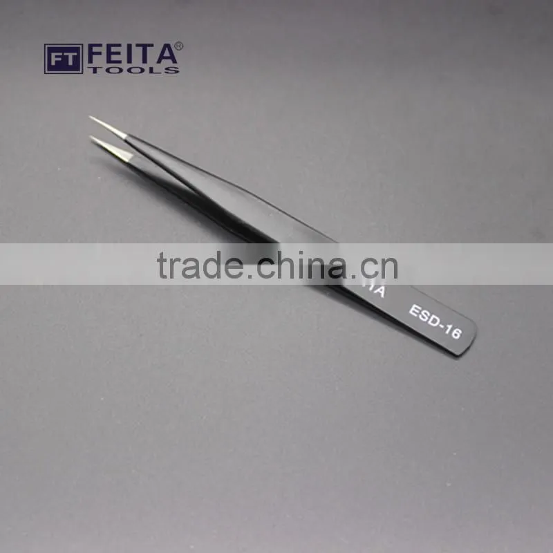 hot selling stainless steel ESD Tweezers manufacturing/tweezers eyelash extension esd TWEEZERS