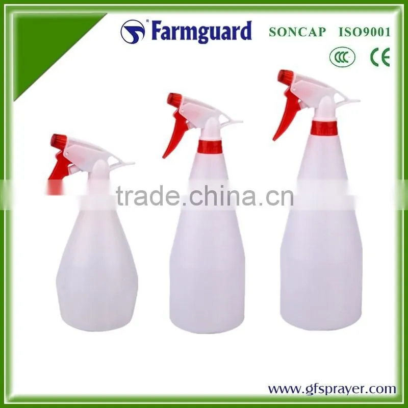 small plastic sprayer bottle 750ml white