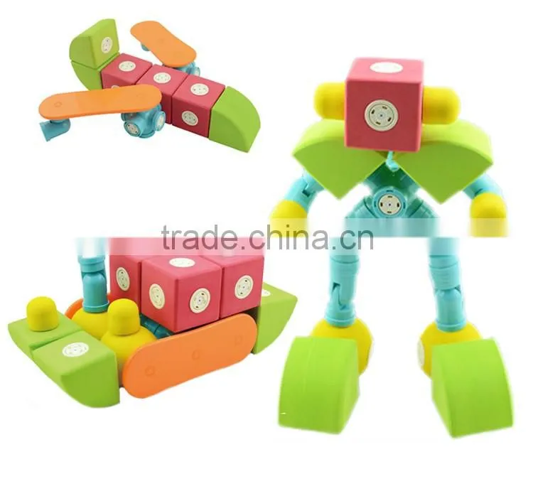 37PCS EVA magnetic building block game for children