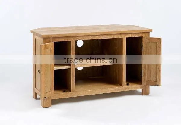 Wooden Corner TV Cabinet