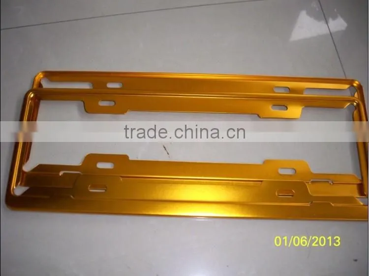 high quality License plate frame Stainless steel plate with package