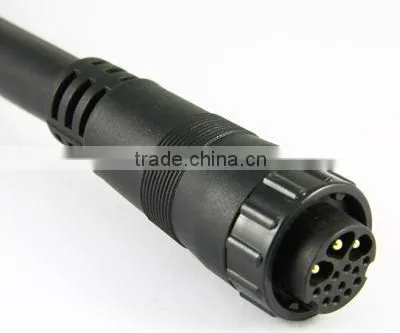 large series of 3+11 pin cable waterproof connector