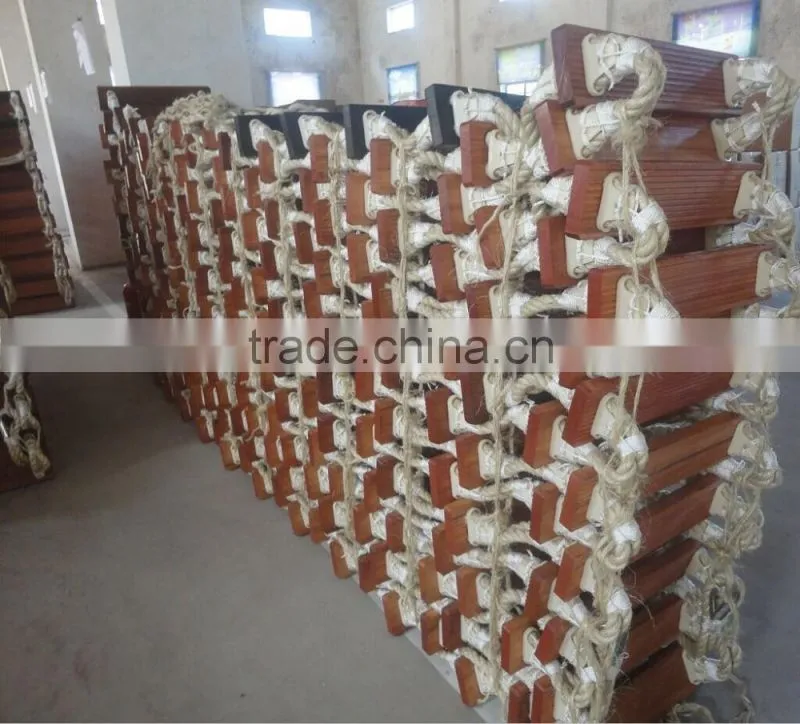 Wooden marine ladder pilot's ladder