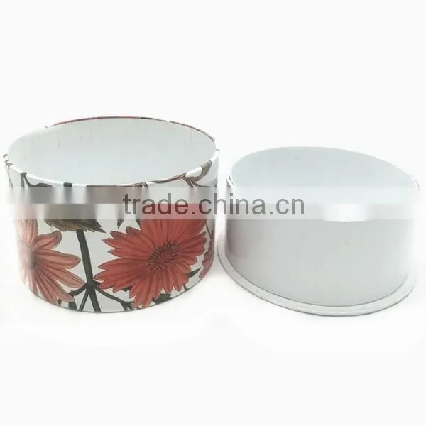 Custom round cylinder gift box fancy design candle cylinder box