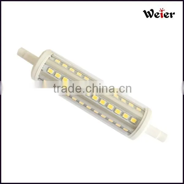 weier 2016 newest High lumen 10w 118mm 360degree r7s led lamp