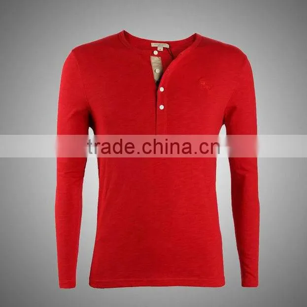 Men's newest fashion long sleeve t shirt