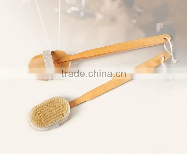 Wooden bath brush