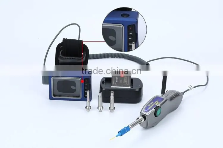 Handheld Microscope fiber optic connector inspection