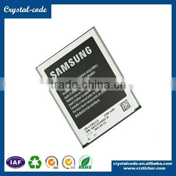Customized battery sticker label paper self adhesive sticker,battery sticker
