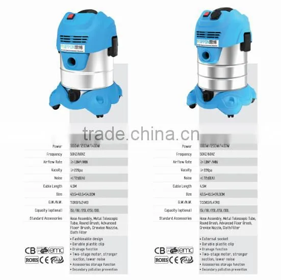 Hotel Drum wet and dry Vacuum Cleaner