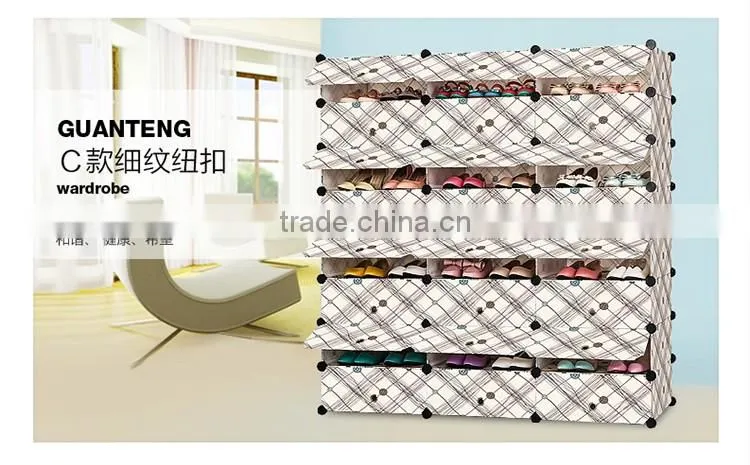 Plastic shoe storage cabinet hardware