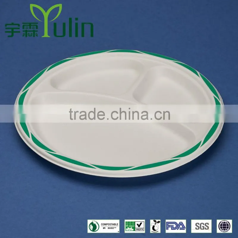 Christmas dinner paper tableware