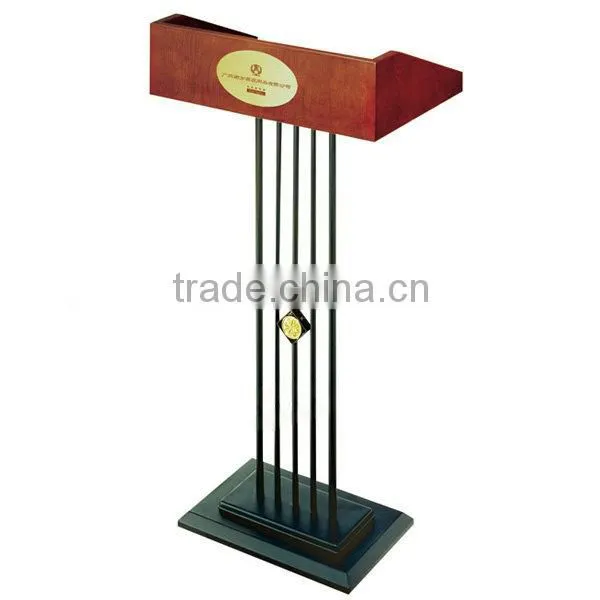 wholesale elegant new design church pedestal pulpit/public presentation dais/meeting lectern rostrum