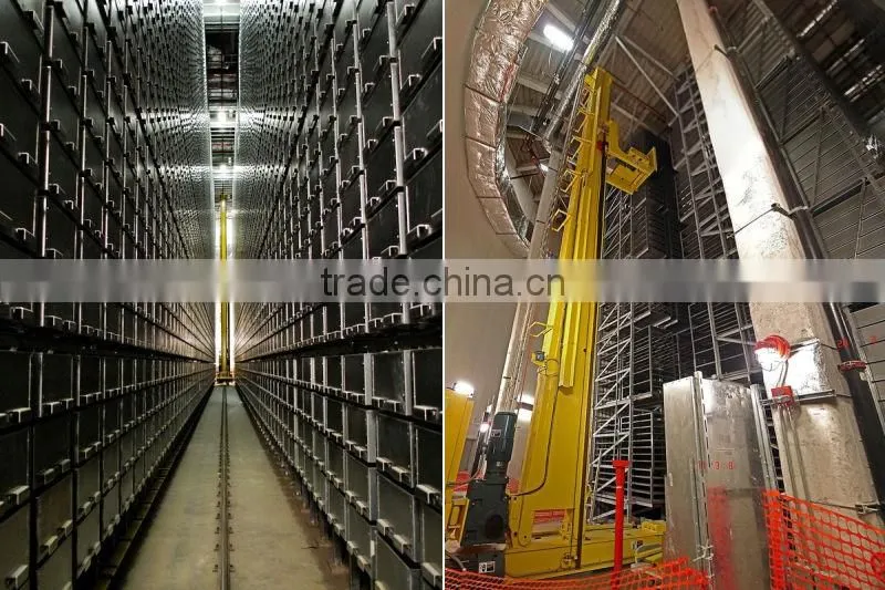 2015 hot sale automatic color tube storage rack system