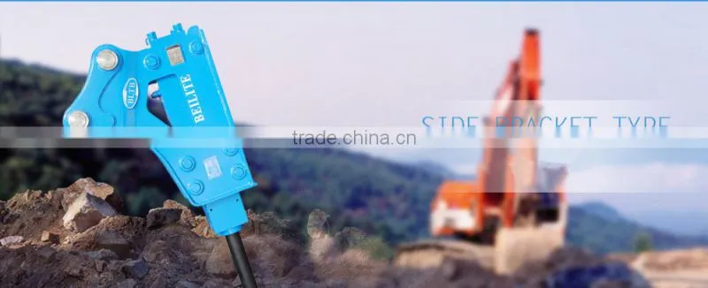 2.5to4.5 Ton crawler excavator hydraulic breaker hammer chisel concrete