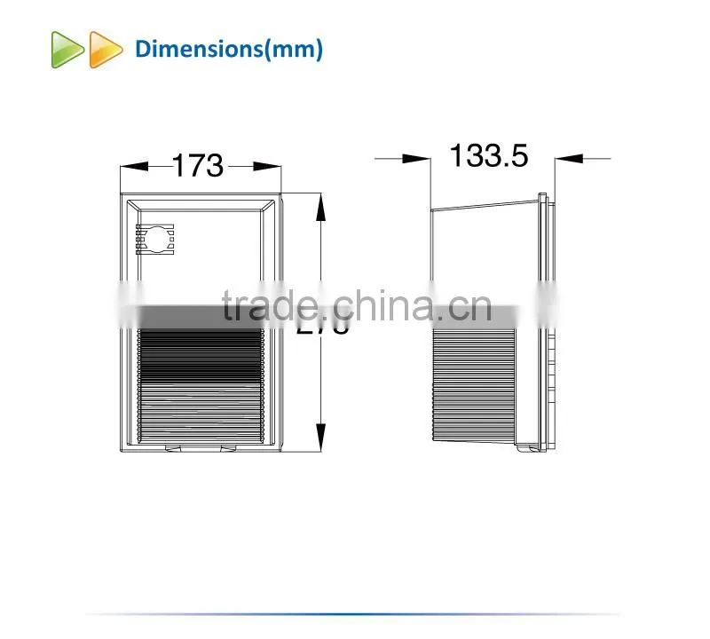 2016 hot sale SMD3030 black 30w led wall pack light with optical sensor