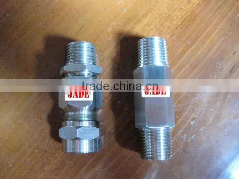 SS316 hexagonal double nipple