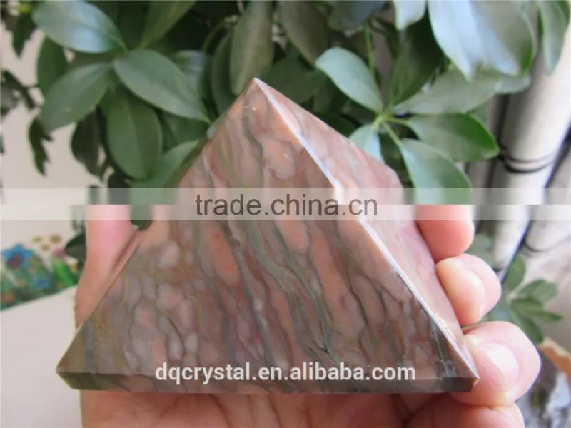 Hot sale polished natural grain crystal pyramid for energy healing