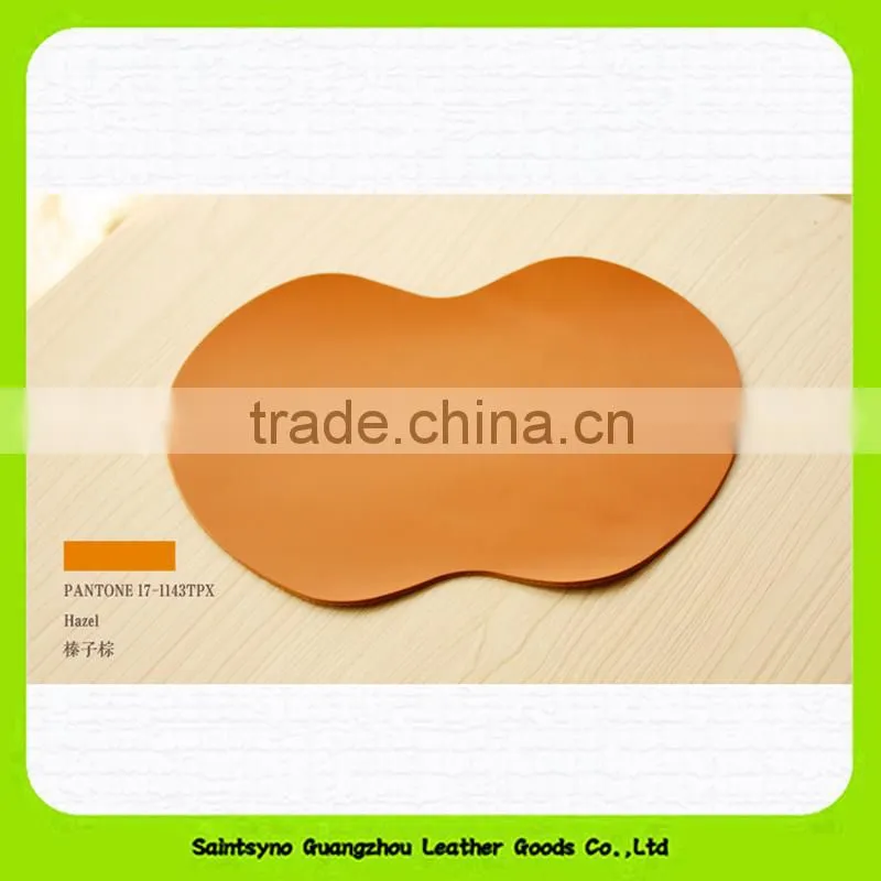 15013 Custom beautiful leather gaming mouse pad