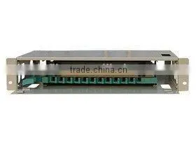 Rack-mount drawer type 19" fiber optic patch panel 12 ports/24 ports optical fiber patch panel