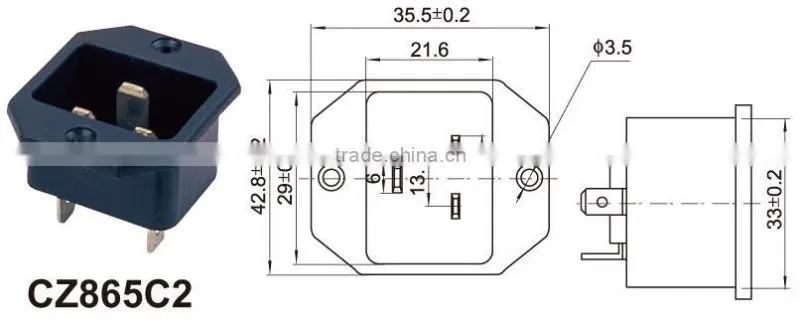 plug socket,AC Power socket Connector,AC inlet Power Socket,