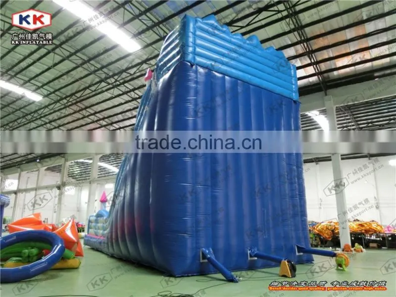 backyard rental discount and cheap castle inflatable slide, double lane slides