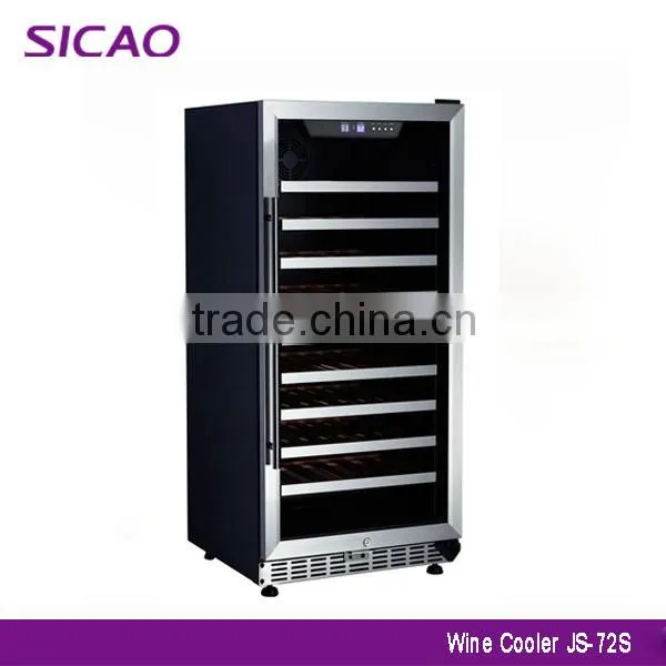 2016 factory dual zone fan cooling 44 bottle wine refrigerator