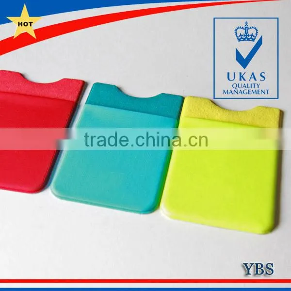 elastic fabric cellphone credit card holder