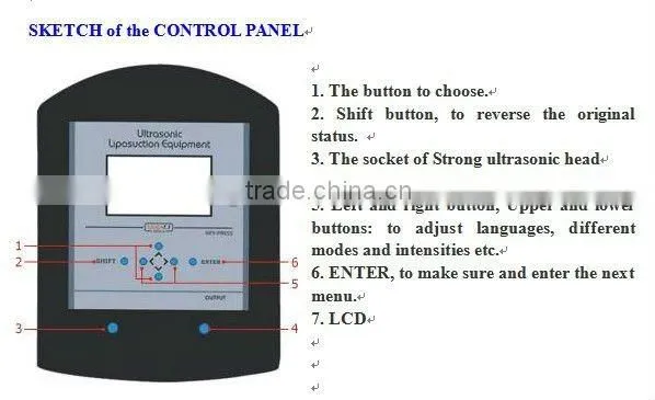 Hot sale !Beauty Equipment Ultrasonic Liposuction Slimming Equipment