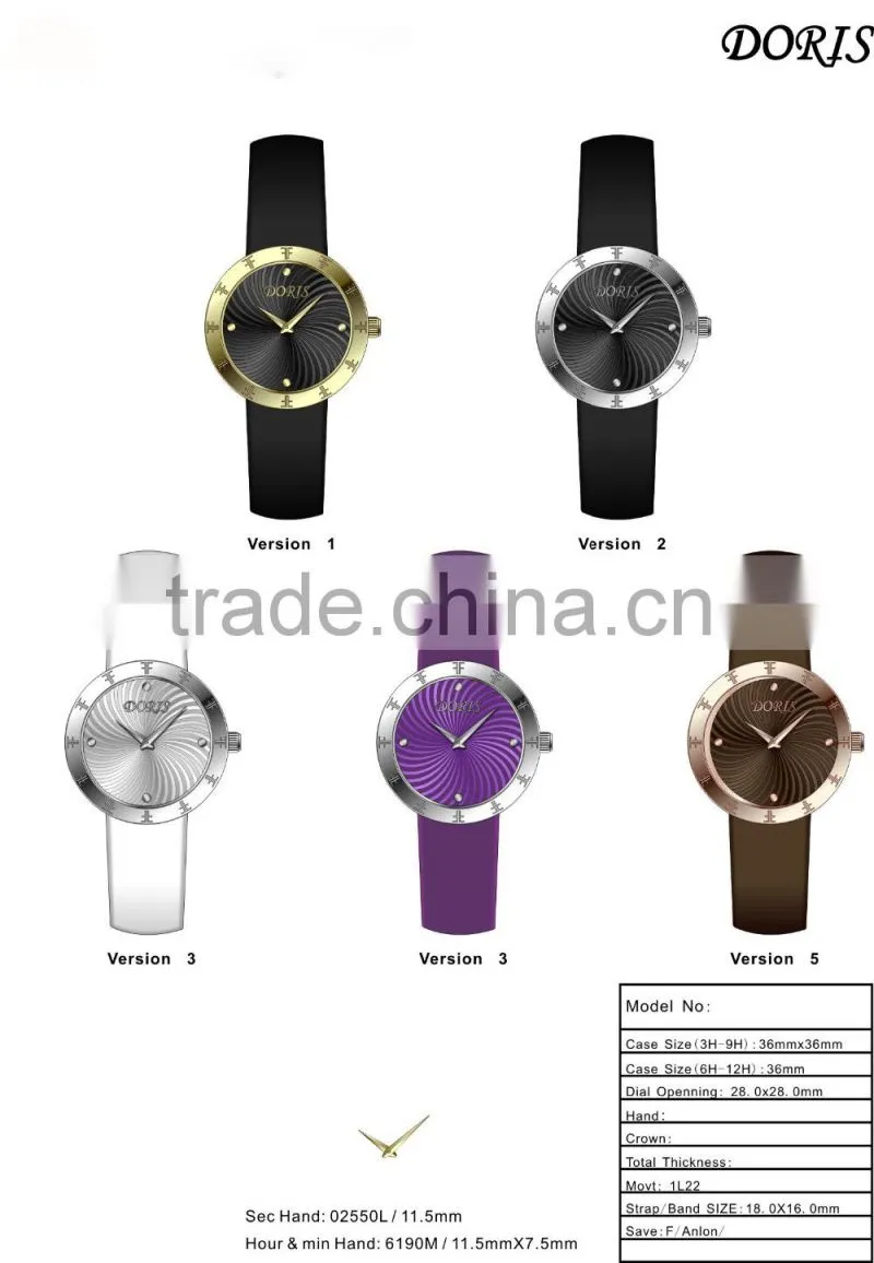 Hot selling high quality fashion stainless steel OEM design watches fancy style