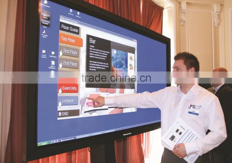 84 inch 2points ,4points ,6points infrared/IR touch screen frame with best quality