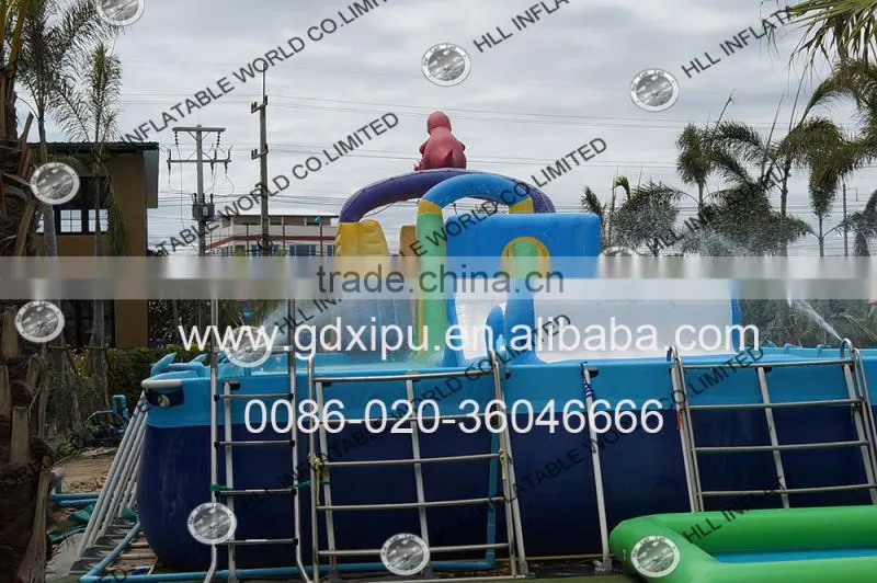 Inflatable water park game