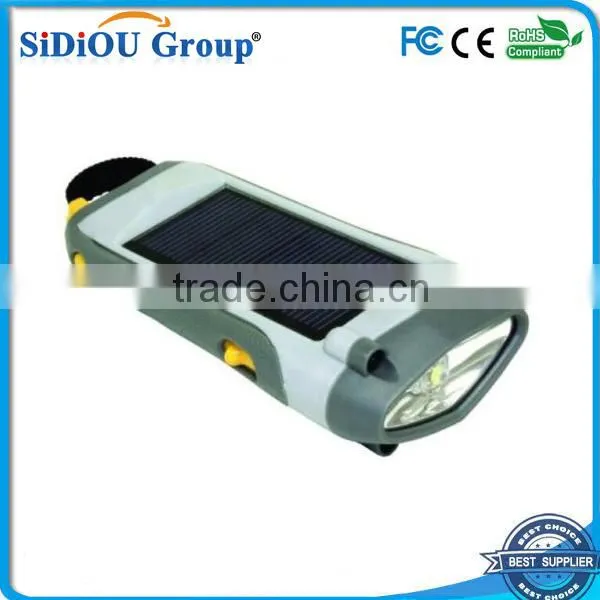 solar mini led flashlights camping emergency flashlight