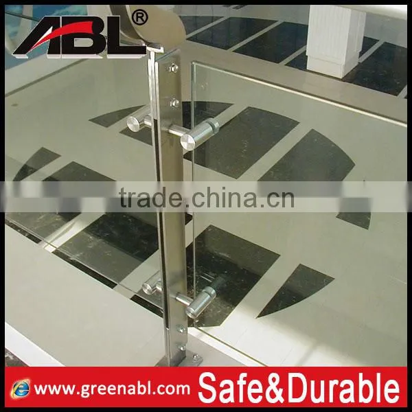 304/316 Building material for project stainless steel glass railing glass balustrade glass handrail
