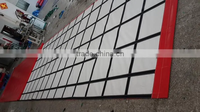 Waterproof and High Tear Strength PVC Tarpaulin Printed Truck Side Curtain Cover Fabric