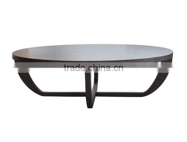 Factory direct round wooden table top coffee table