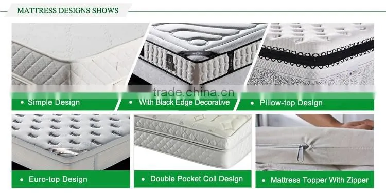 A2047 king size vacuum packed pocket spring bed mattress