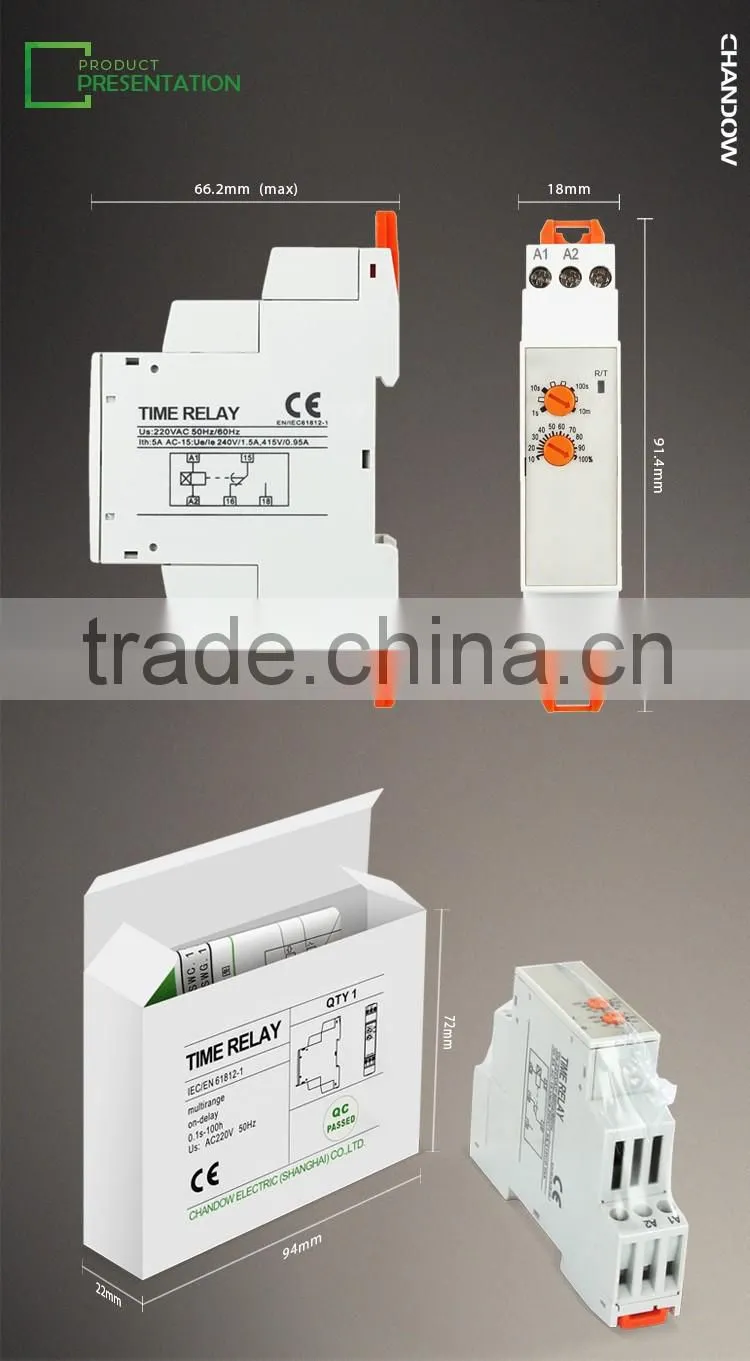 CHANDOW ZHRT1-D Time Relay China Gold Supplier Trade Assurance