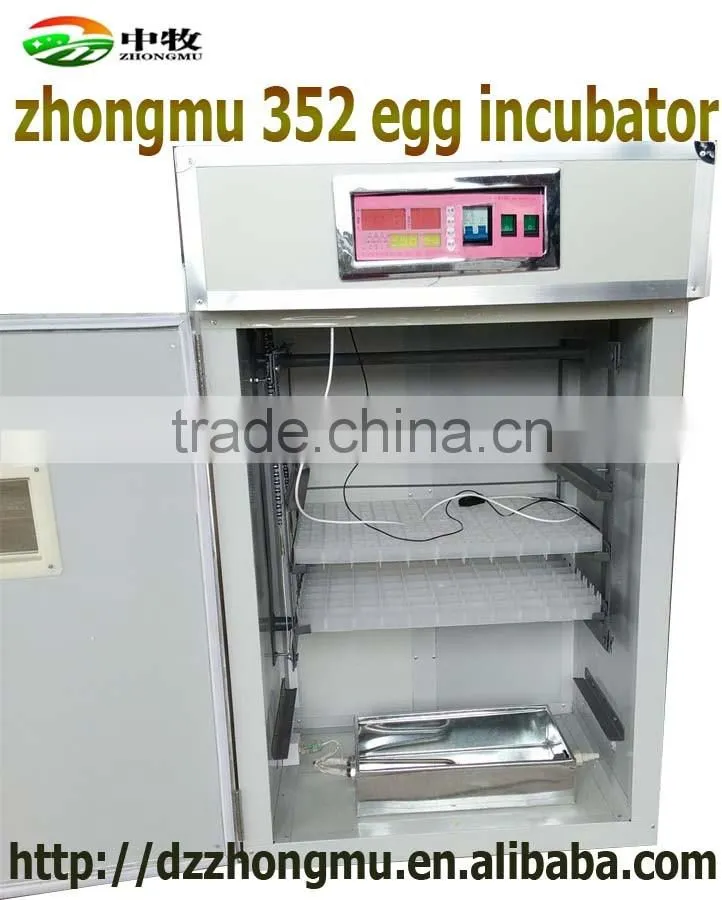 352 capacity fully automatic chicken egg incubator