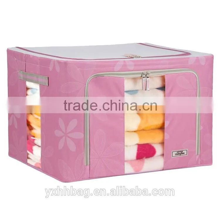 Foldable polyester waterproof storage bag for bedroom