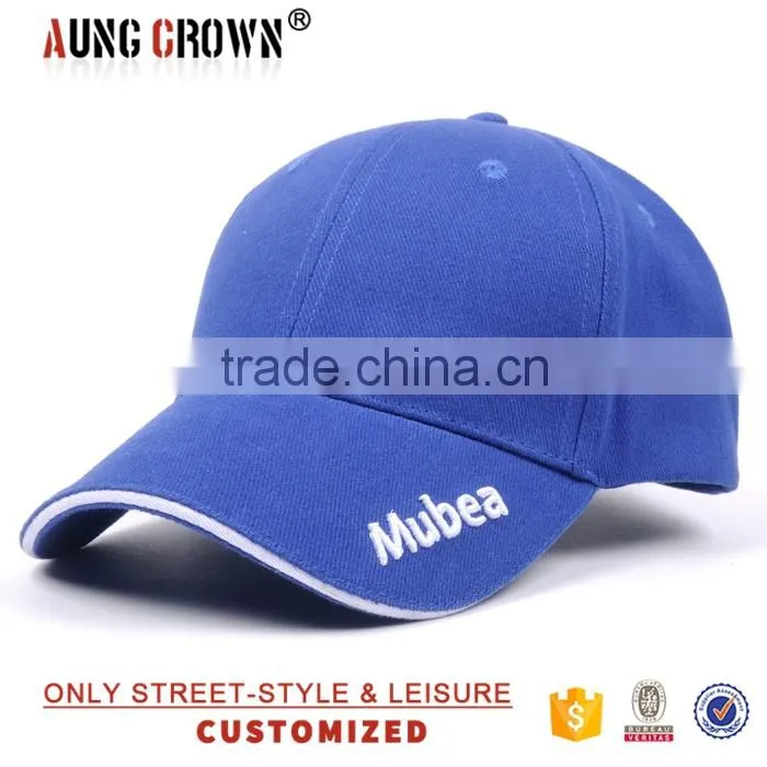 Custom Blank 3d Embroidered Logo Baseball Cap