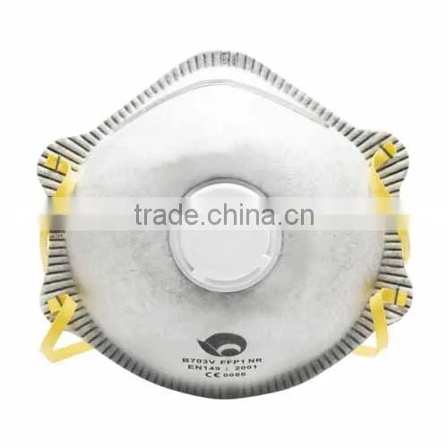 nonwoven dust proof N95 valved face mask