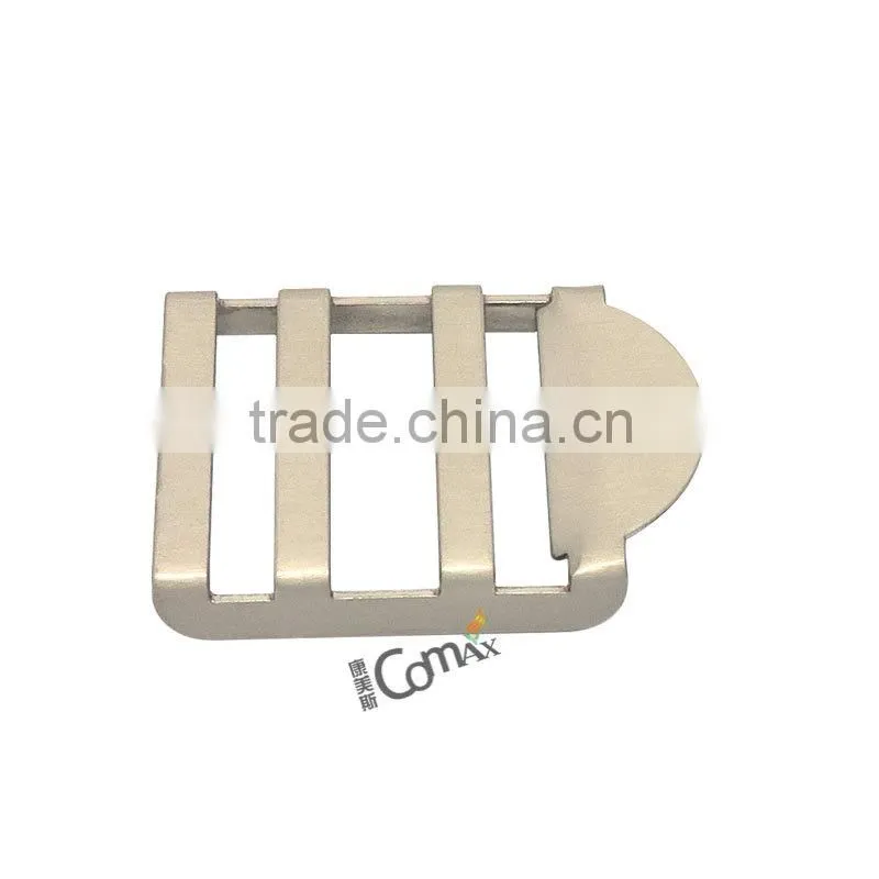Custom adjustable lock metal bag buckle