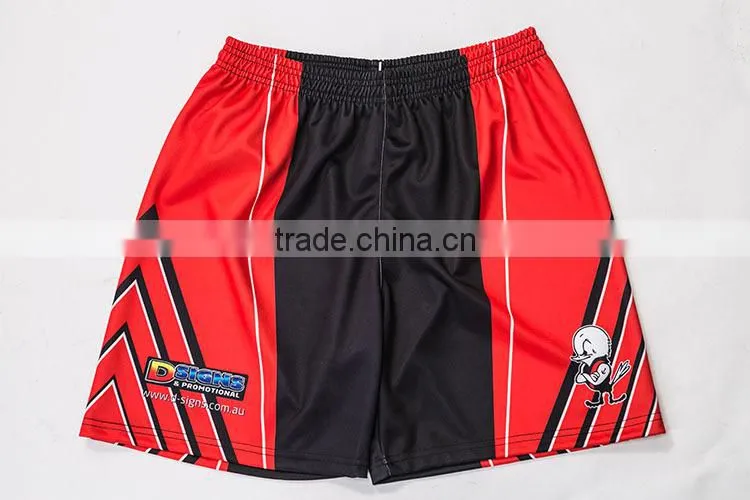 professional cool dry fit sublimation Rugby league shorts