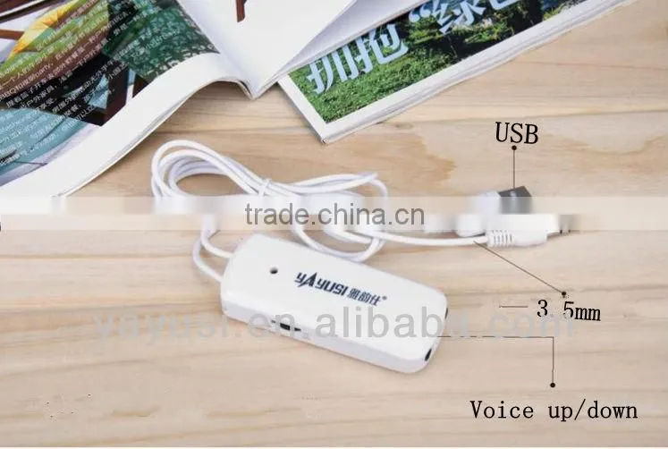 A.PPLE shape USB2.0 Factory mini speaker with light