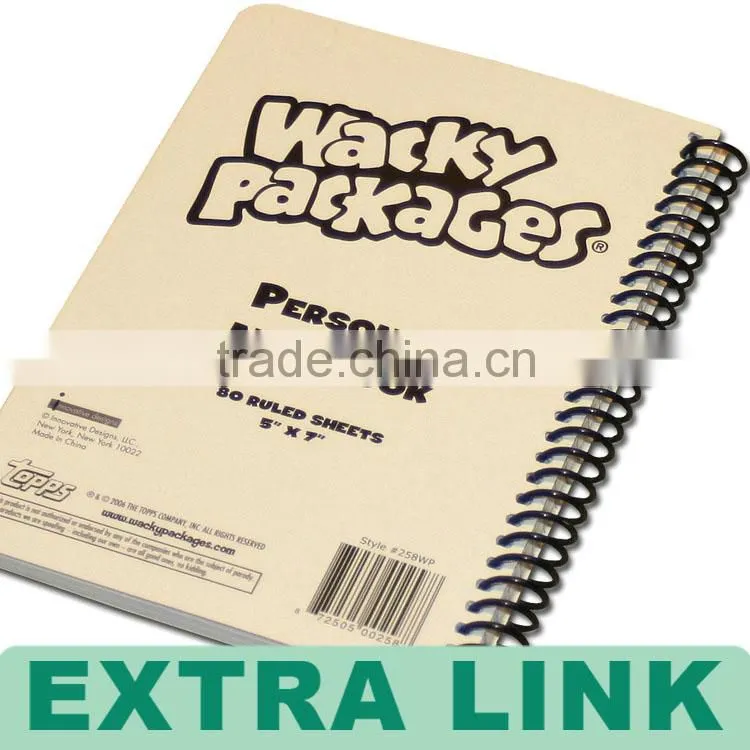 Customized Paper Note books, Kraft spiral notebook, Leather Cover Paper Notebook(We Supply Factory Price)