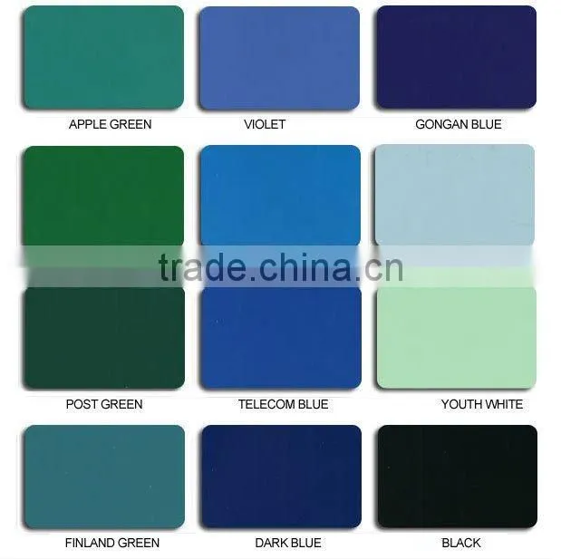color coated aluminum coil with PE and PVDF COATING