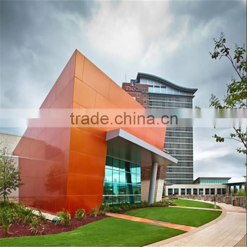 aluminum coil for PE / PVDF acp metal building materials in Turkey Orange